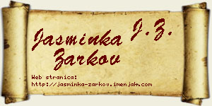 Jasminka Žarkov vizit kartica